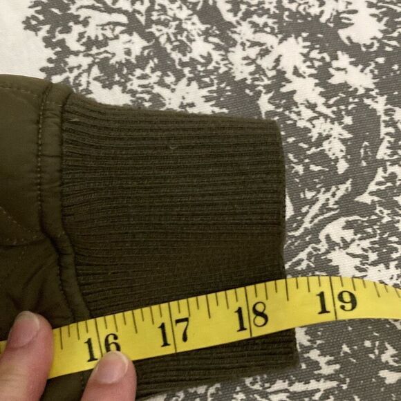 PrAna Women's Diva Varsity Quilted Long Sleeve Sherpa Lined Full Zip Jacket Size - Picture 10 of 16